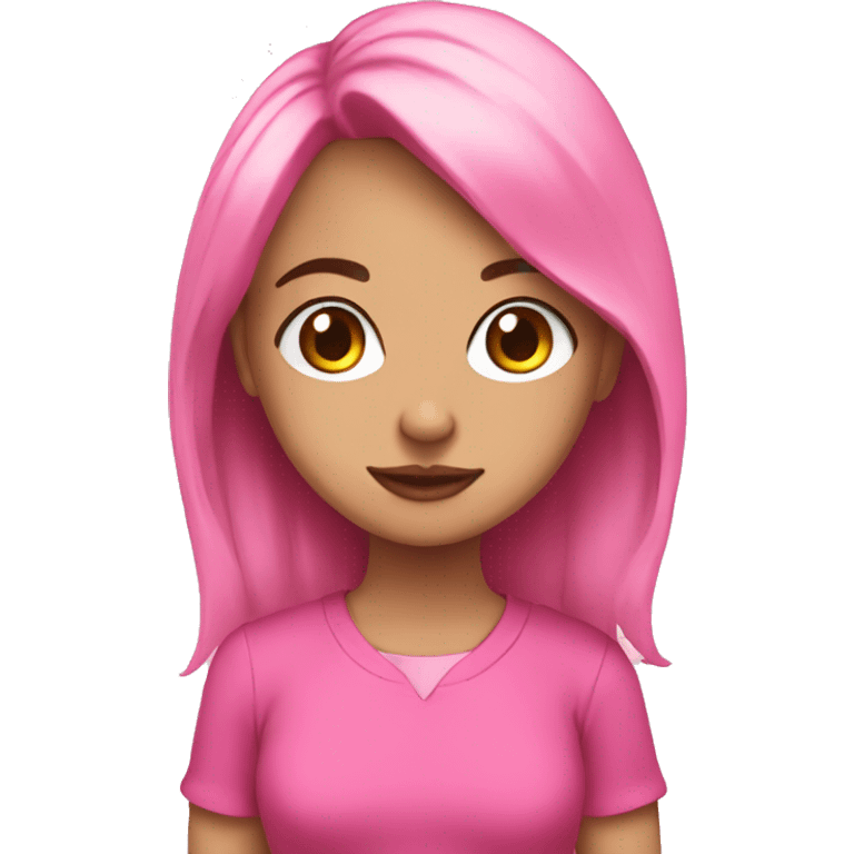 Pink soft girl emoji