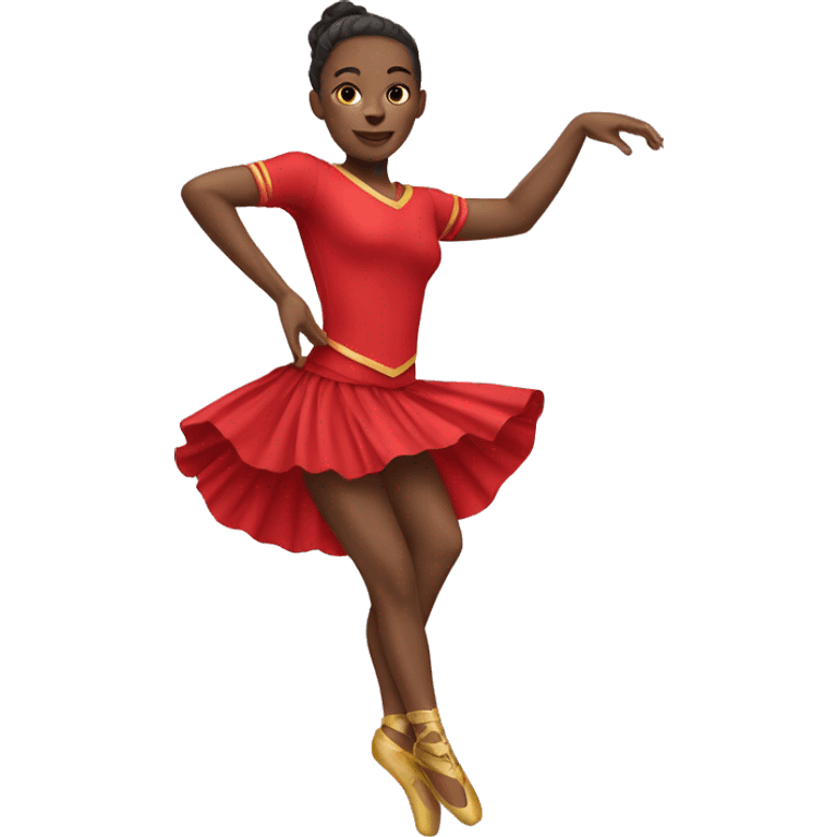 Dancer with red uniform emoji