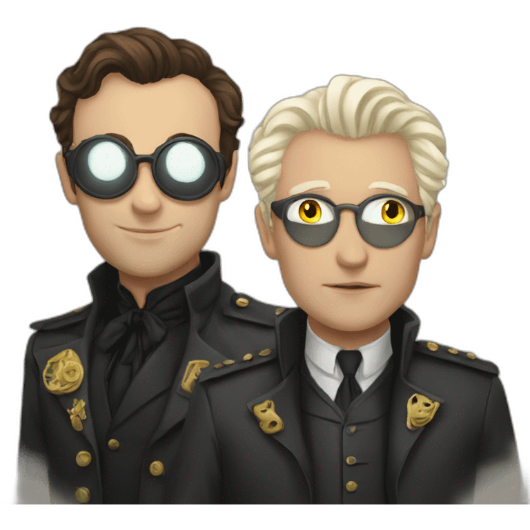 crowley and aziraphale emoji