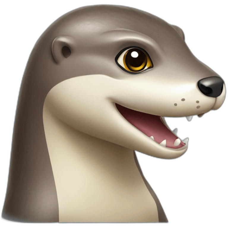 Loutre dinosaure emoji