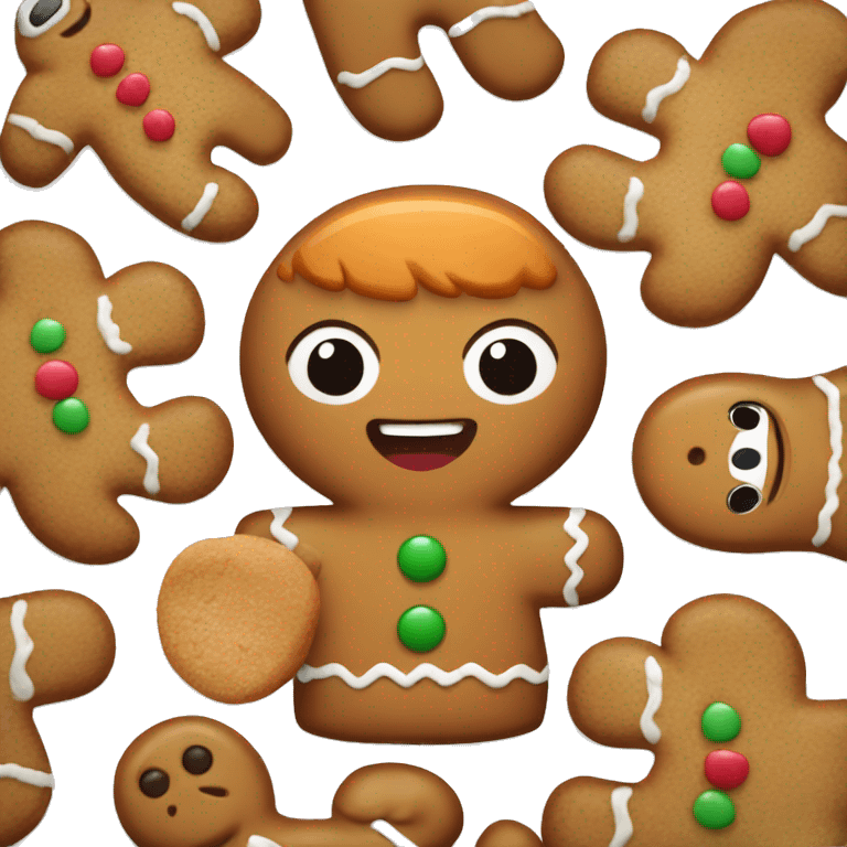 Ginger bread man emoji