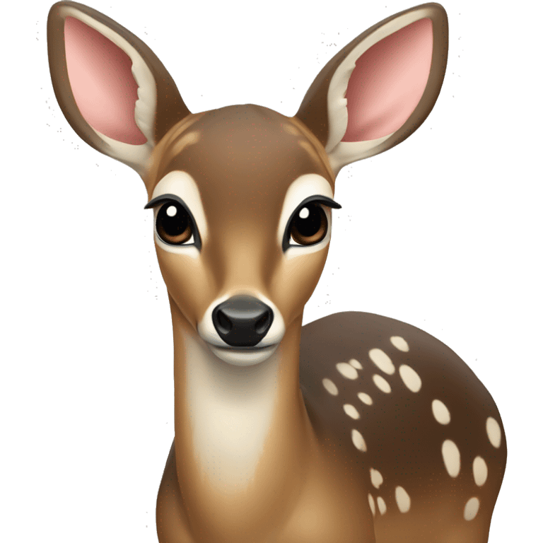 Biche + ruban emoji