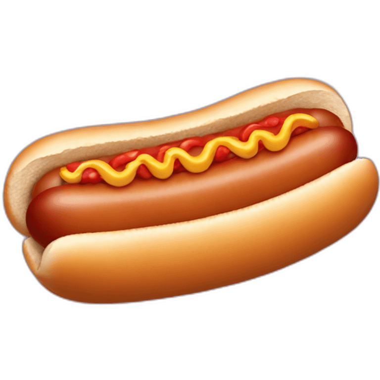 Hot dog star emoji