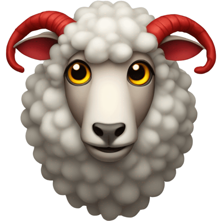 Devil sheep emoji