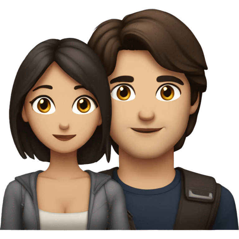 Elena and Damon emoji