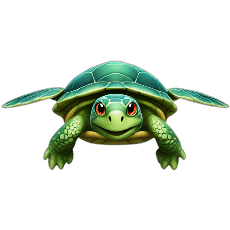 Turtle with wing emoji