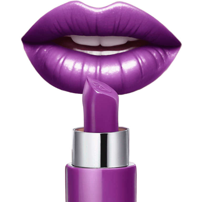 Dior lip gloss purple emoji