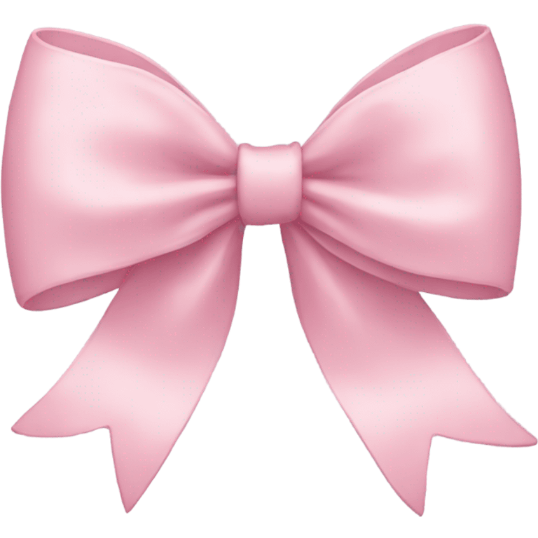 light pink bow emoji