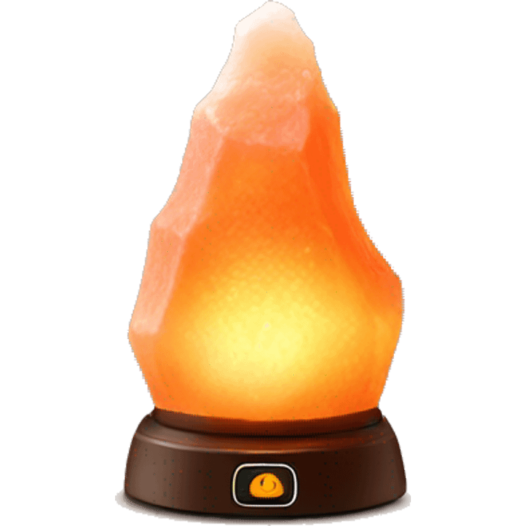 Himalaya’s salt lamp with warm light  emoji