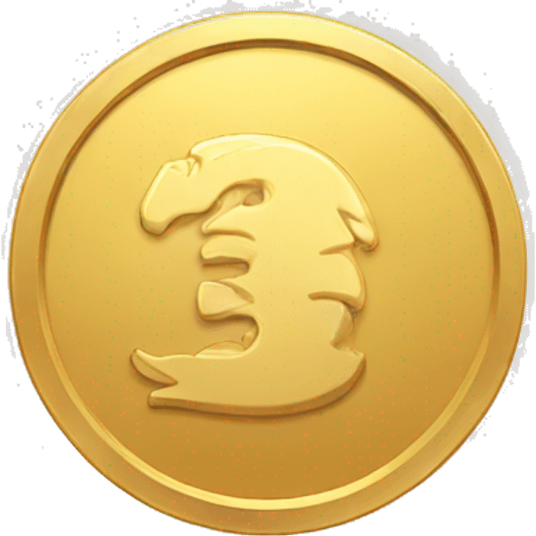 golden coin emoji