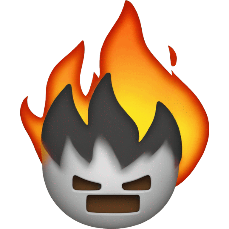 create a emoji that has fire in the background and the text "f12" in front of the fire emoji