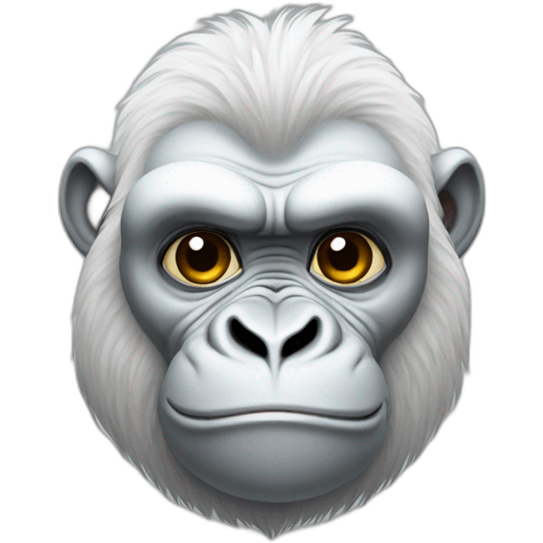 white gorilla emoji