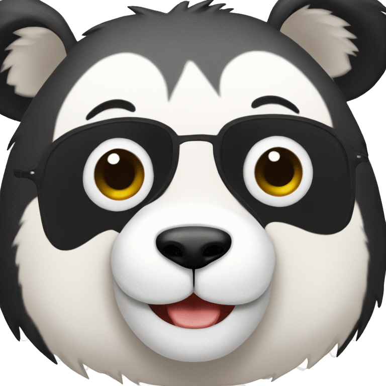 Oso panda buenos días emoji