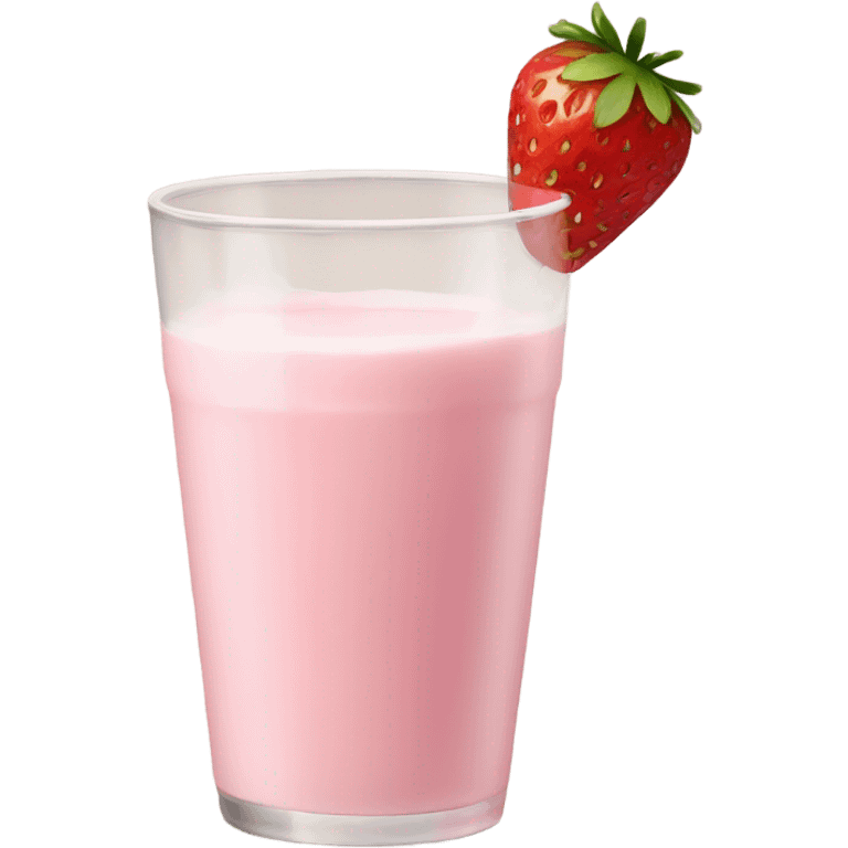 Strawberry milk emoji