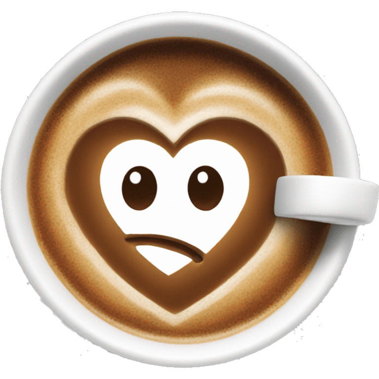 coffee cup heart  emoji