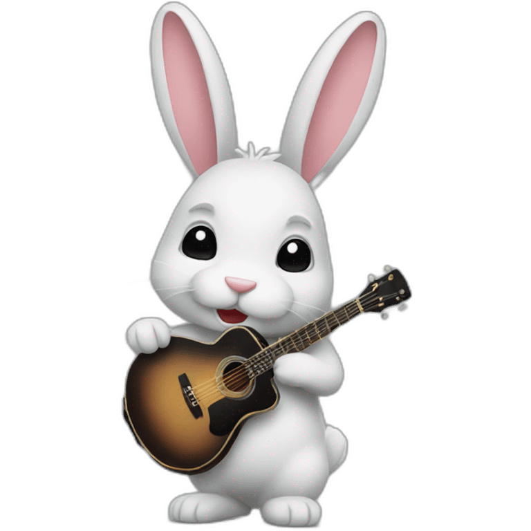 Lapin chanteur emoji