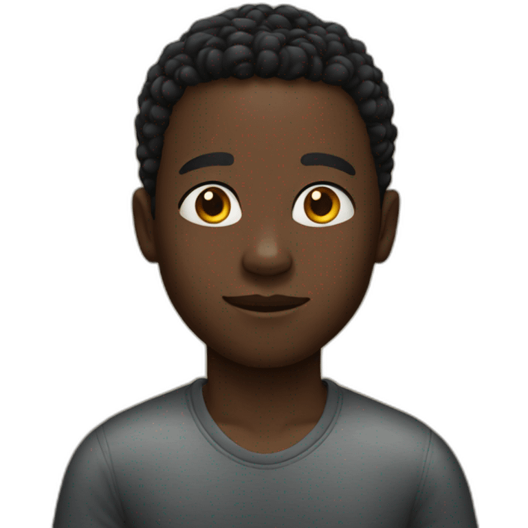 black boy emoji