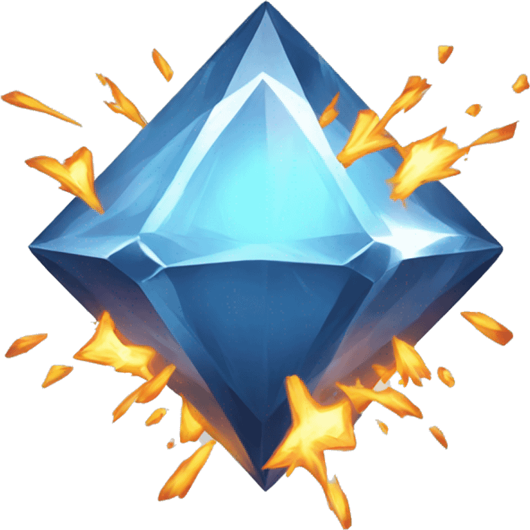 A Diamond card Explode emoji