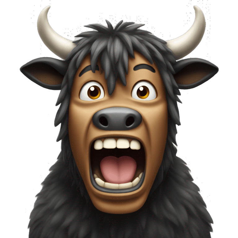 moo deng screaming  emoji