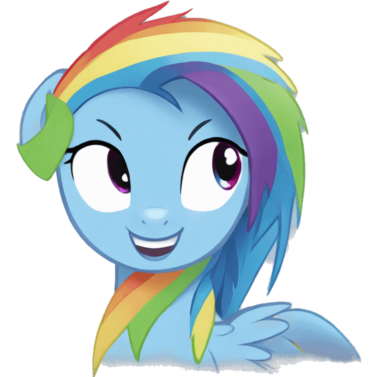 Rainbow dash mlp emoji