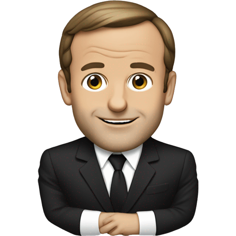 Emmanuel Macron in tutu emoji