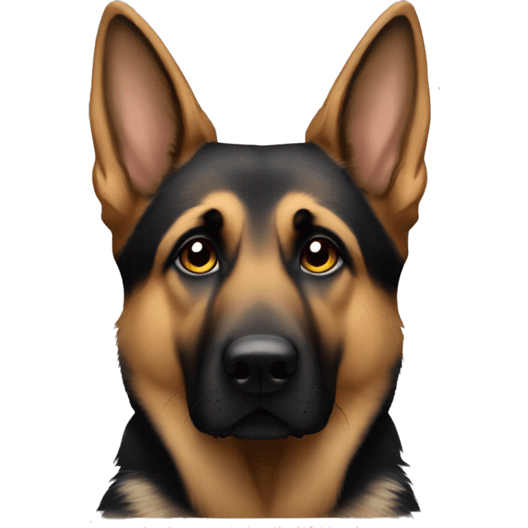 German Shepard very sad emoji