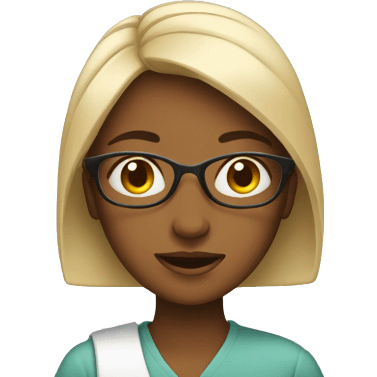 CUTE, SMART, WOMAN emoji