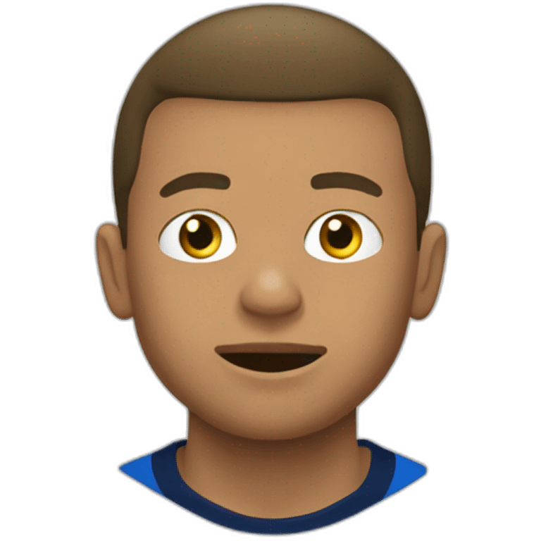 Mbappé qui mange du caca emoji