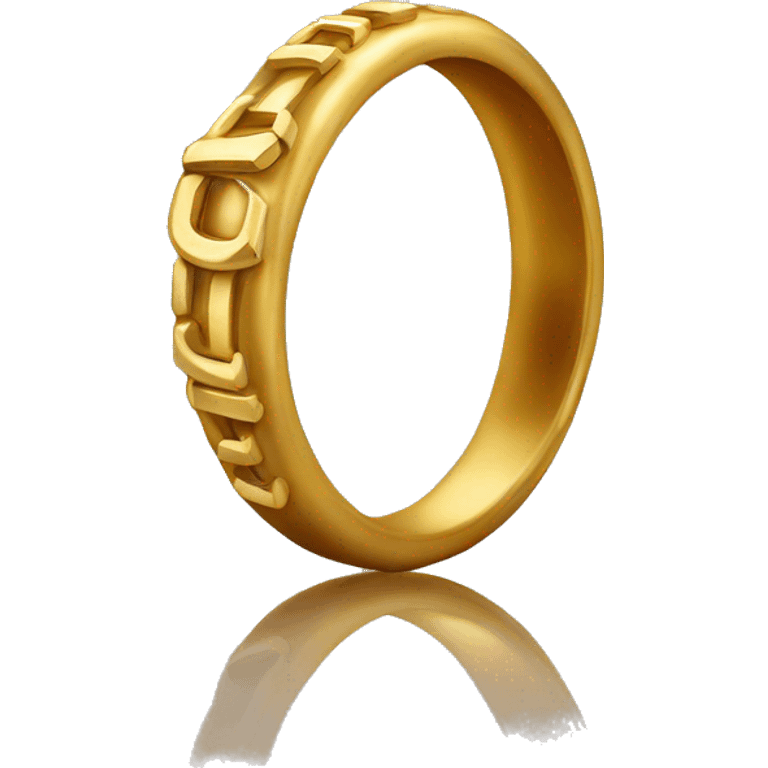 gold ring  emoji