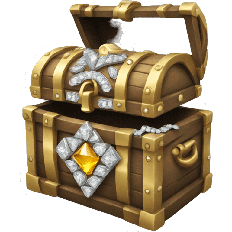 chest with real diamonds emoji