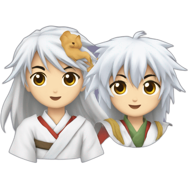 Rin and Sesshomaru (Inuyasha) emoji