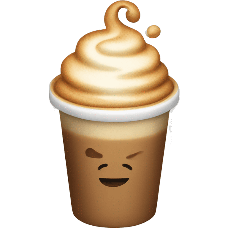 Latte coffee emoji