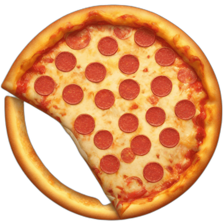 frisbee pizza emoji