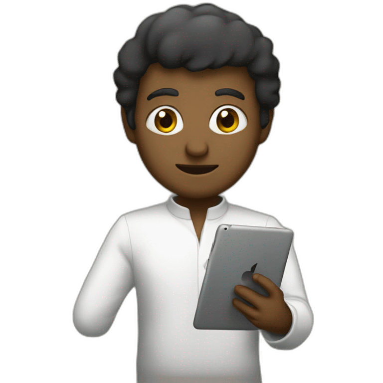 LOUFI WITH IPAD emoji