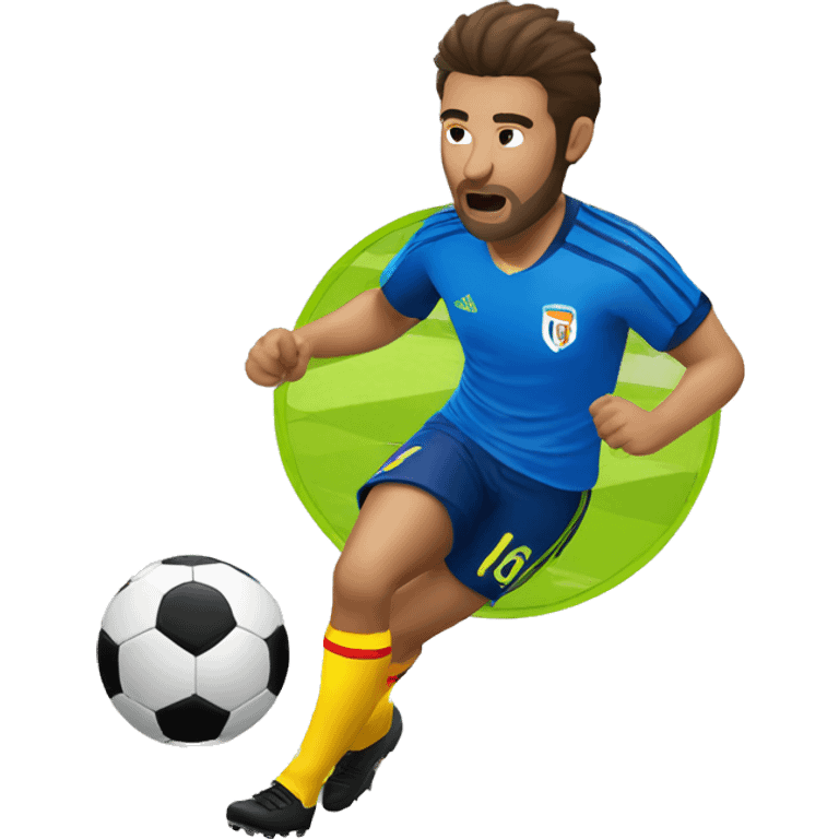 tiro libre en futbol emoji