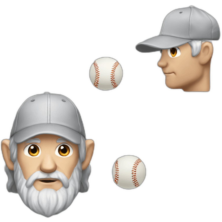 gandalf with baseball cap emoji