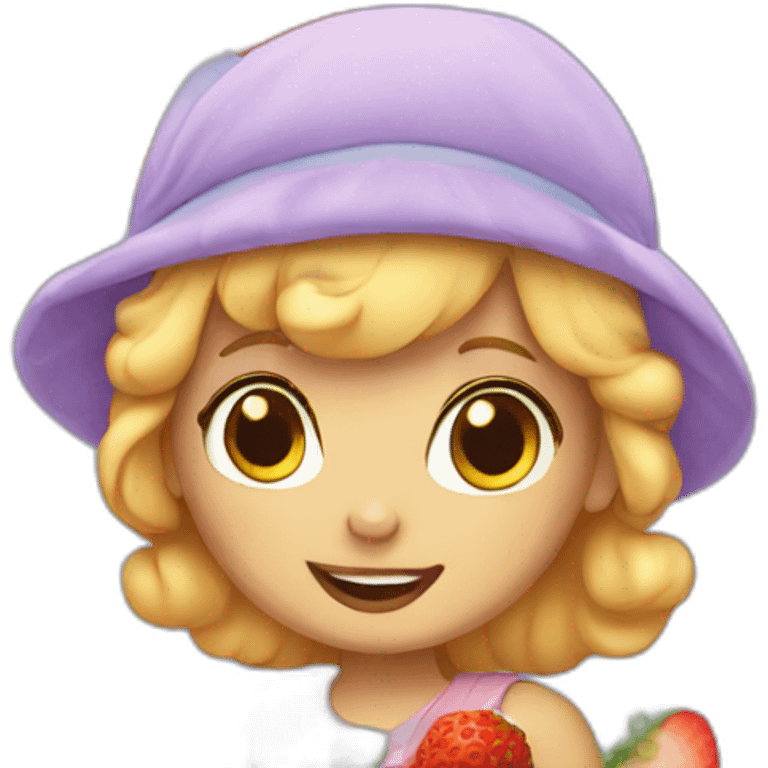 strawberry shortcake cartoon emoji