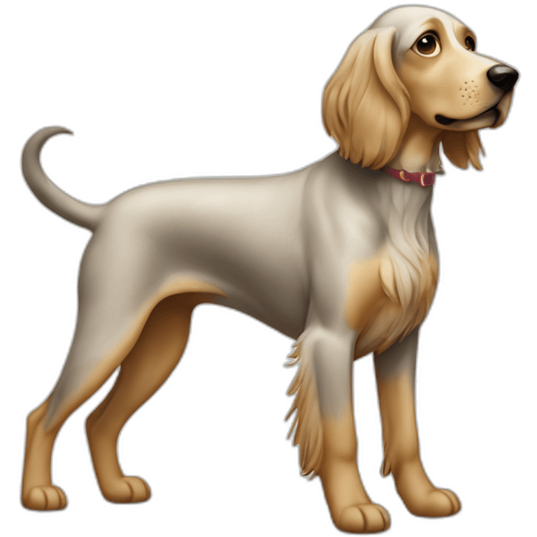 full body dog weimar braco emoji