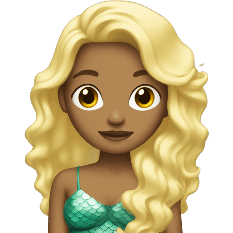 Create me a blonde mermaid  emoji