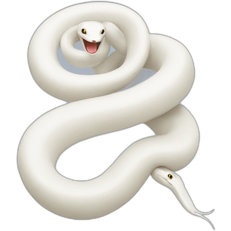 white snake emoji