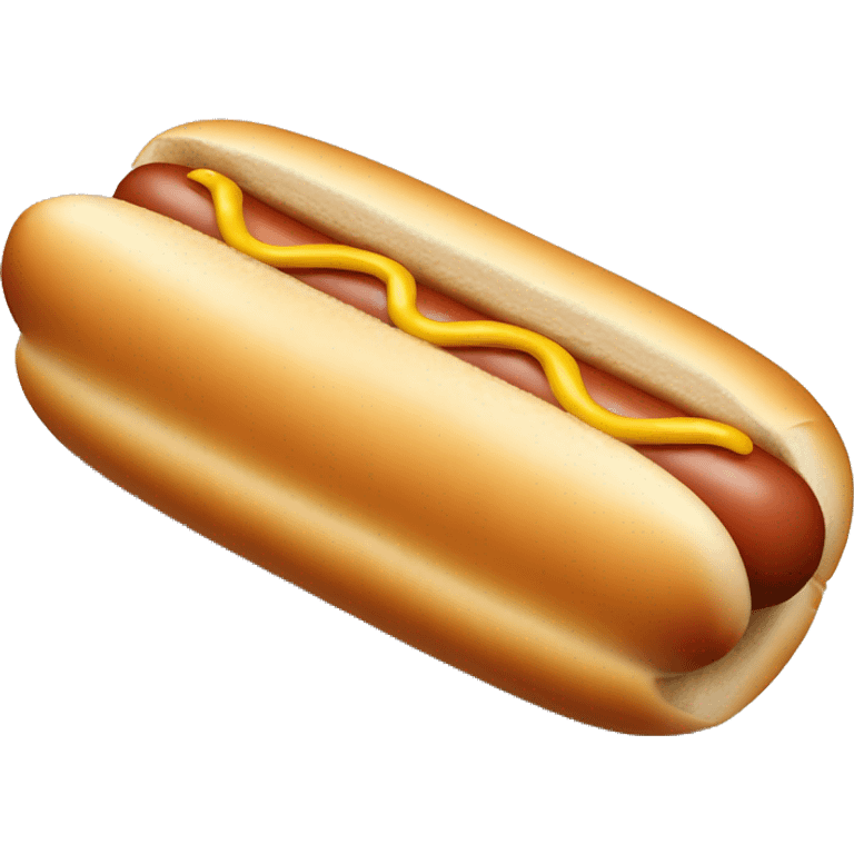 Hot dog in a sealed bun emoji