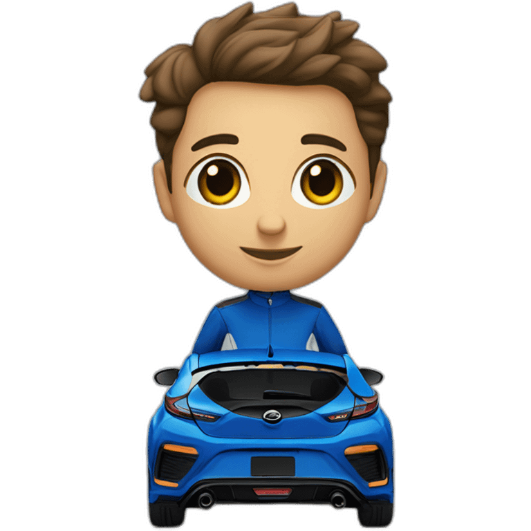 2020 Veloster N performance blue emoji