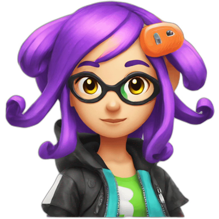 Splatoon-inkling-girl emoji