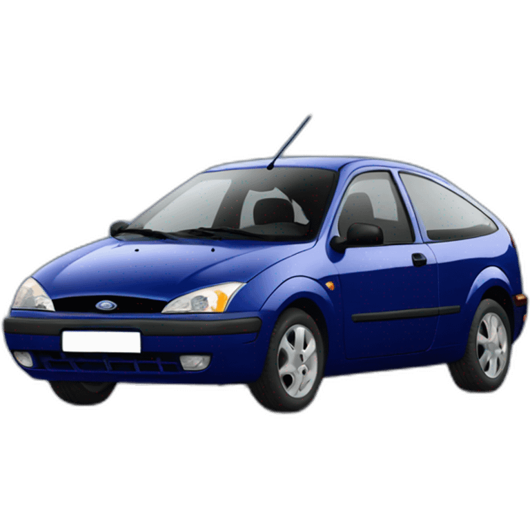 car ford focus 1999 dark blue emoji