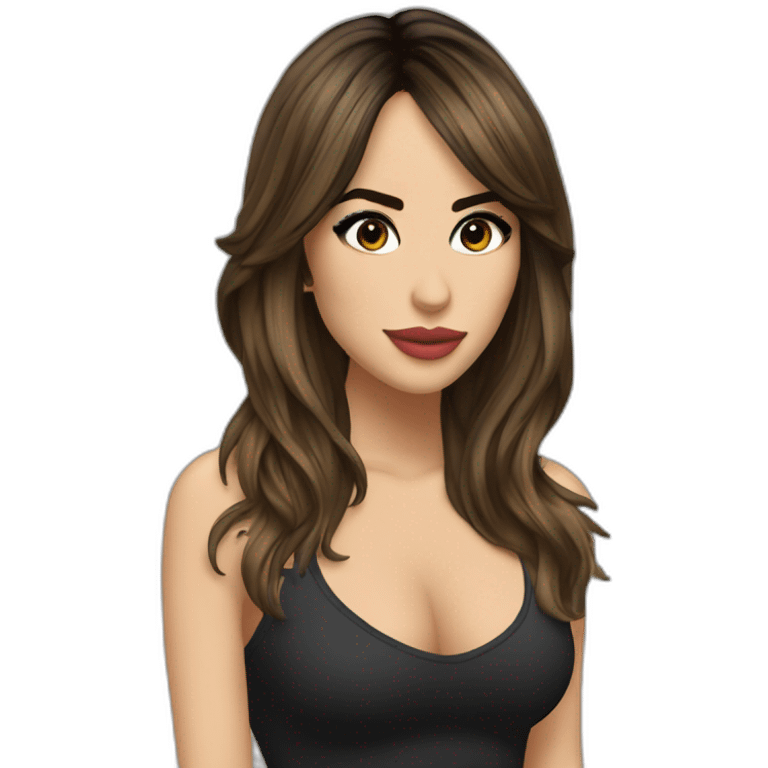 lali esposito con la computadora emoji