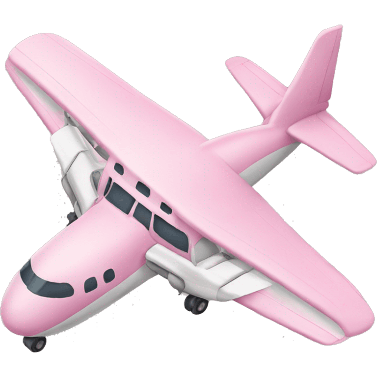 Light pink airplane  emoji