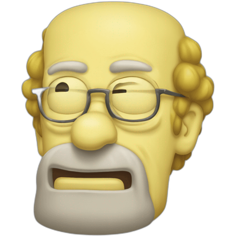 Homer simson président de la république française emoji