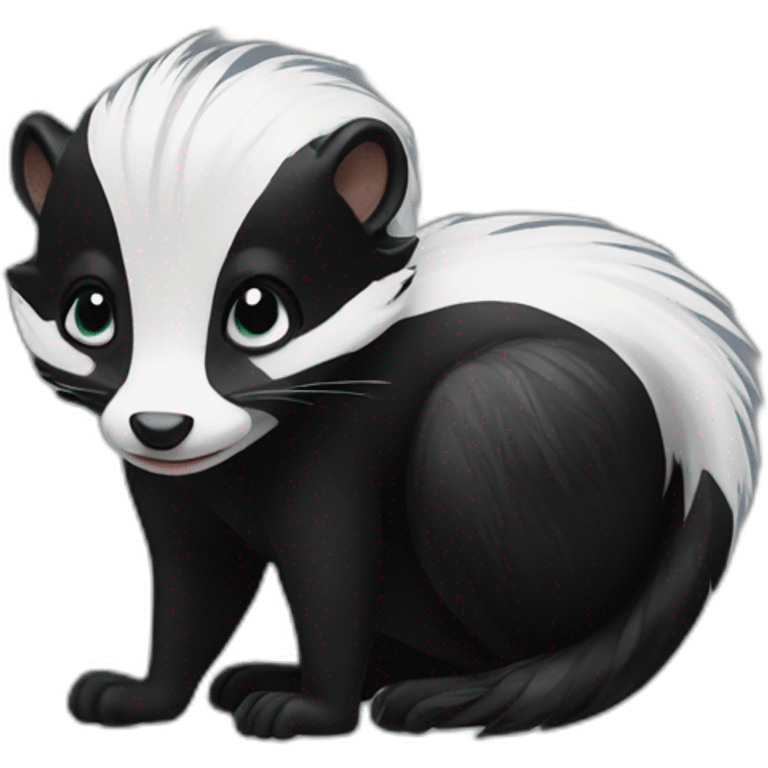 smug skunk emoji