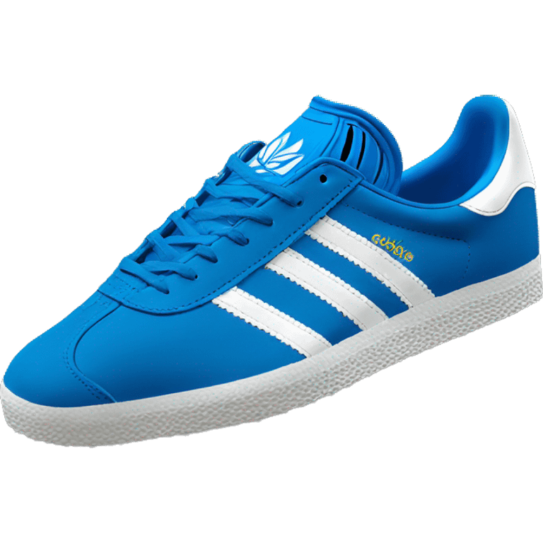 Adidas gazelle blue emoji