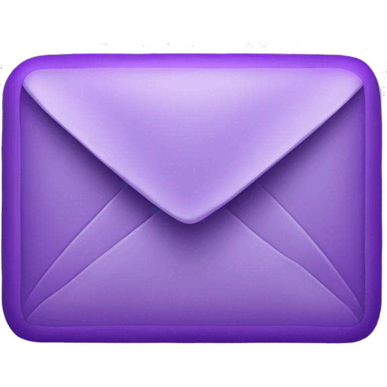 Mail purple color emoji